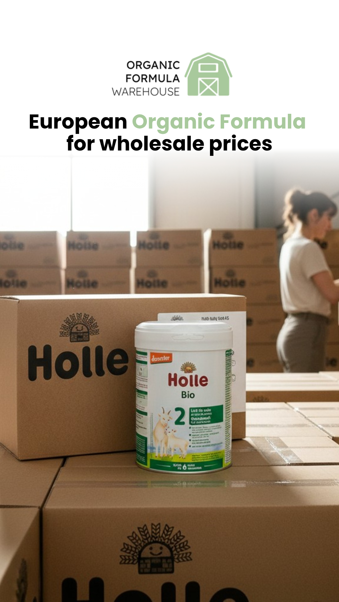 Organic Formula Warehouse Facebook ad
