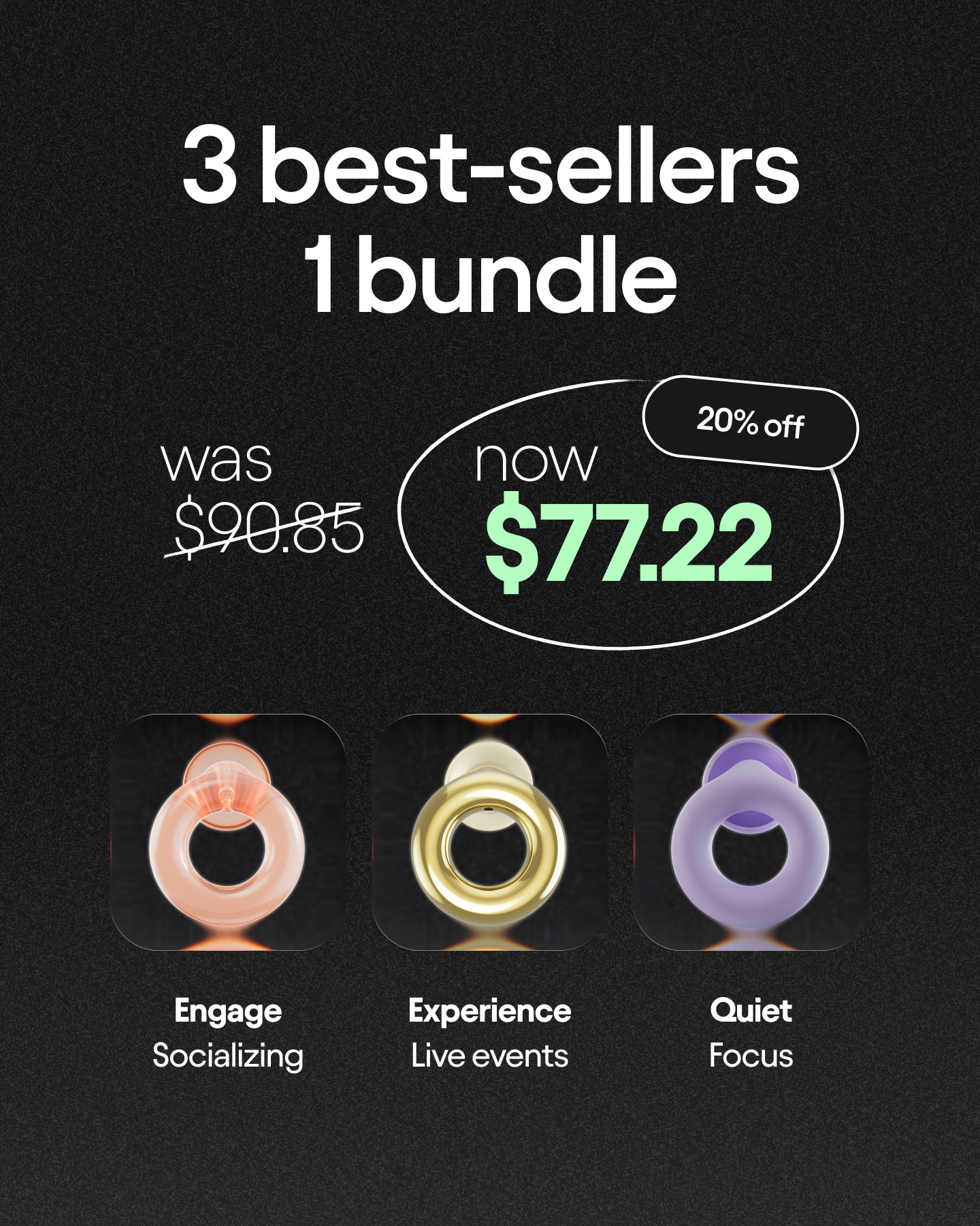 Loop Facebook ad: 20% off when you bundle our best sellers