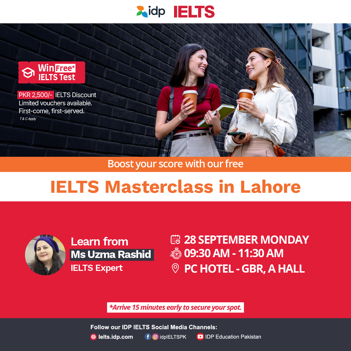 IELTS Essentials from IDP Facebook ad