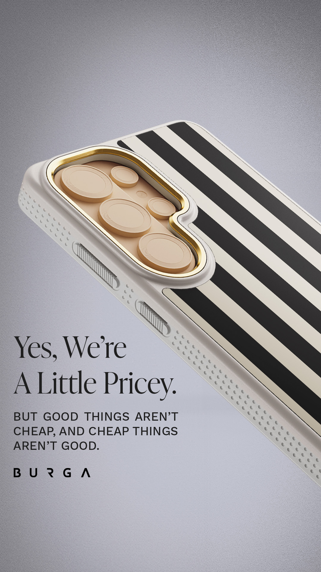 BURGA Cases Facebook ad