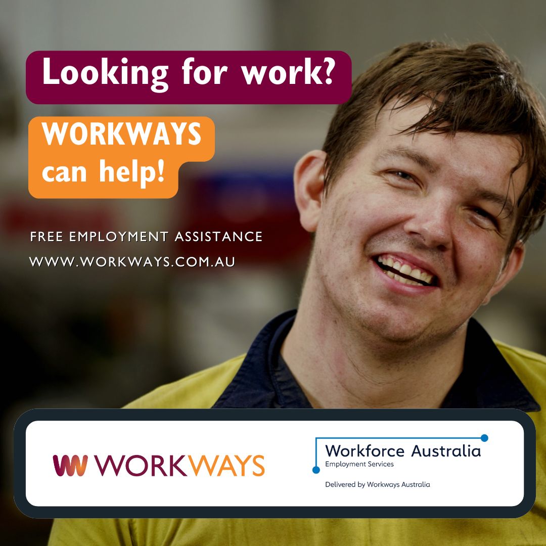 Workways Australia Facebook ad: Get job ready.