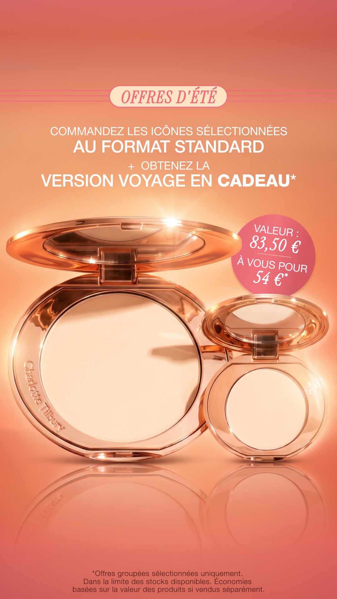 Charlotte Tilbury Facebook ad