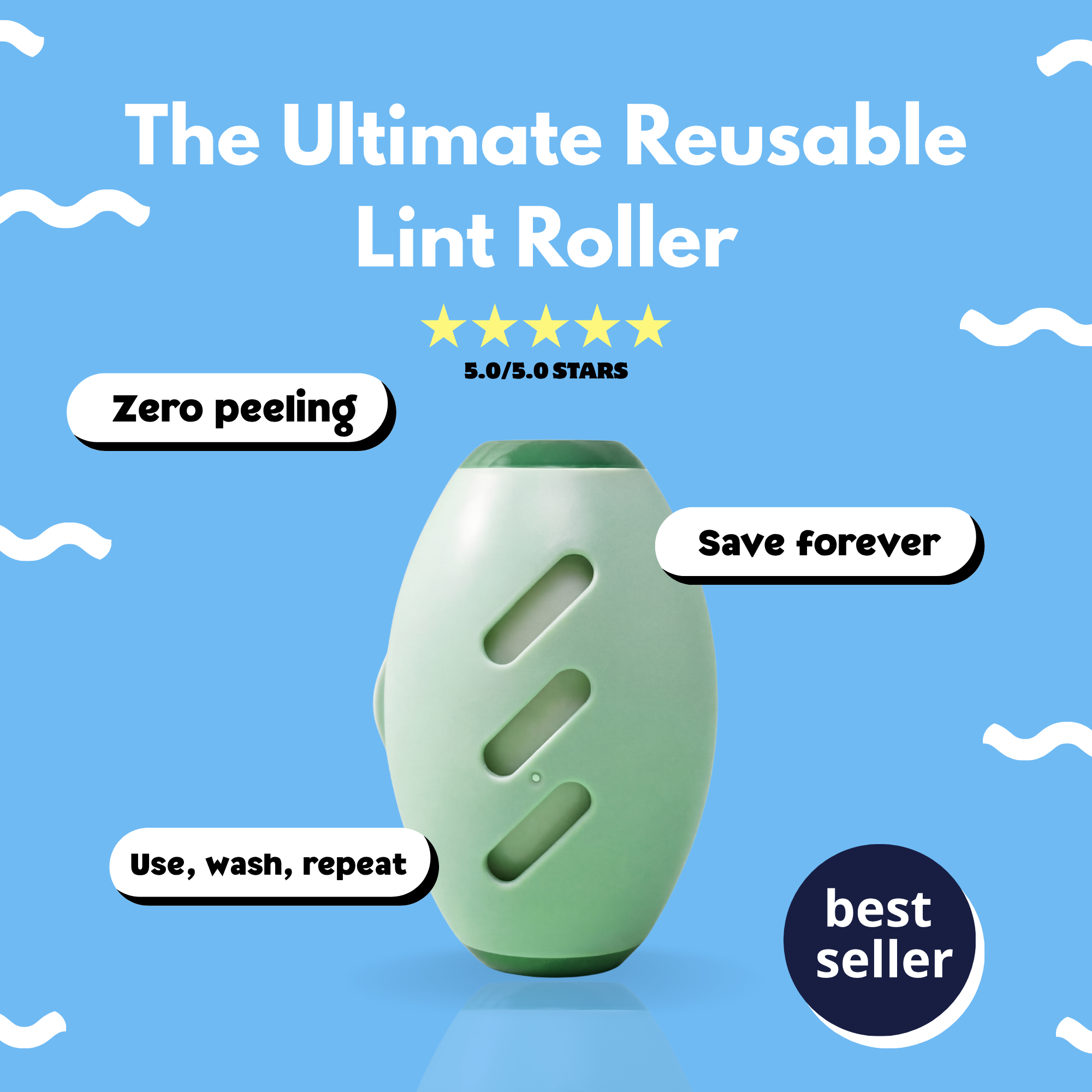 Lintify Facebook ad: The Last Lint Roller You'll Ever Need To Buy.
