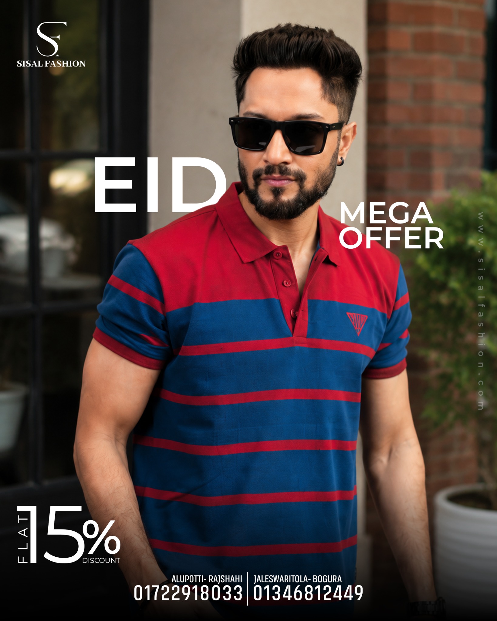 Sisal Fashion Facebook ad: FLAT 15% OFF ON EID COLLECTION