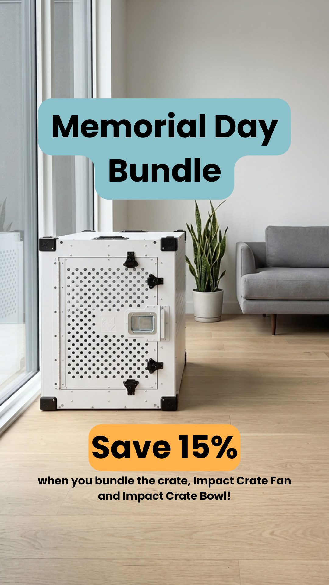 Impact Dog Crates Facebook ad