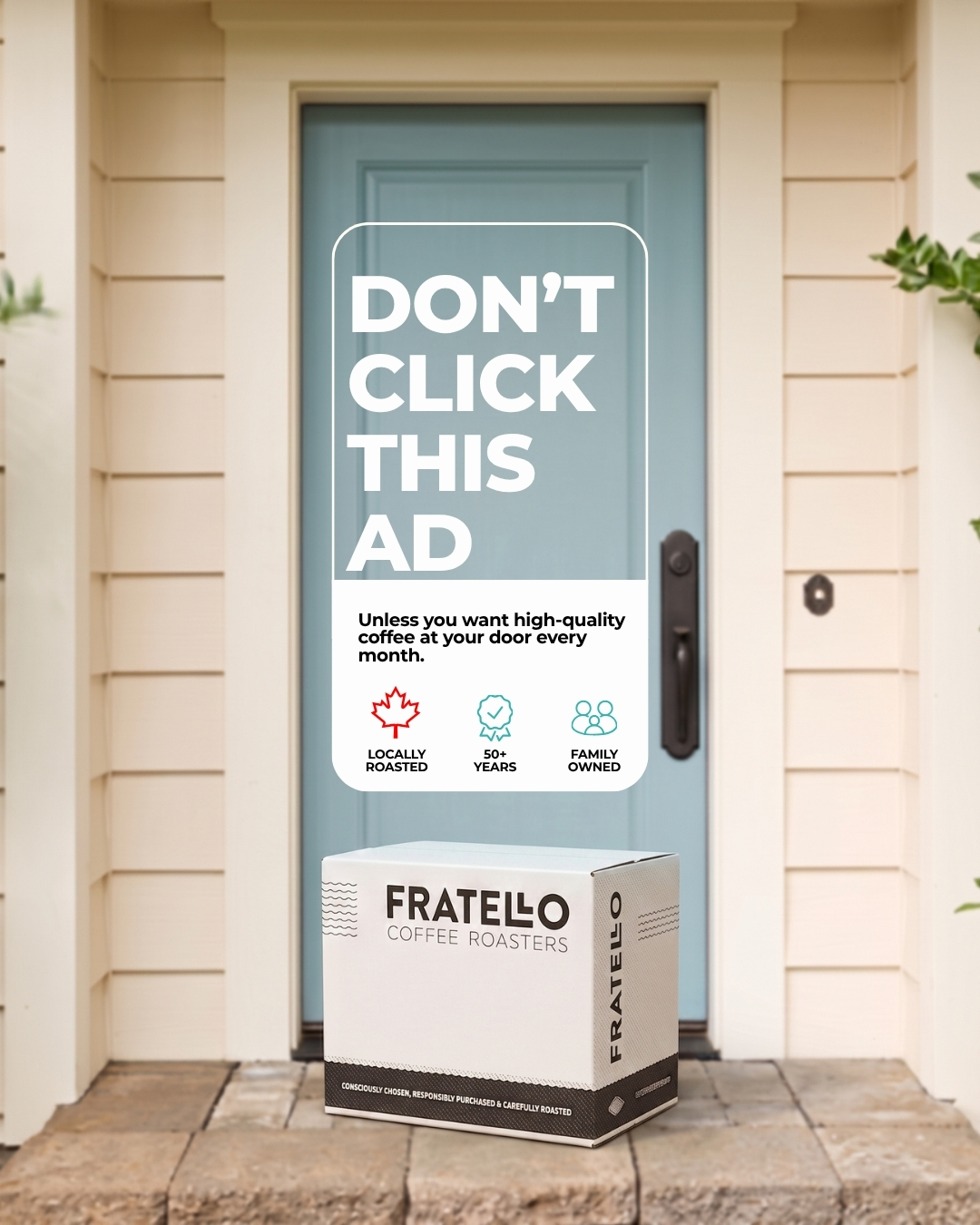 Fratello Coffee Roasters Facebook ad