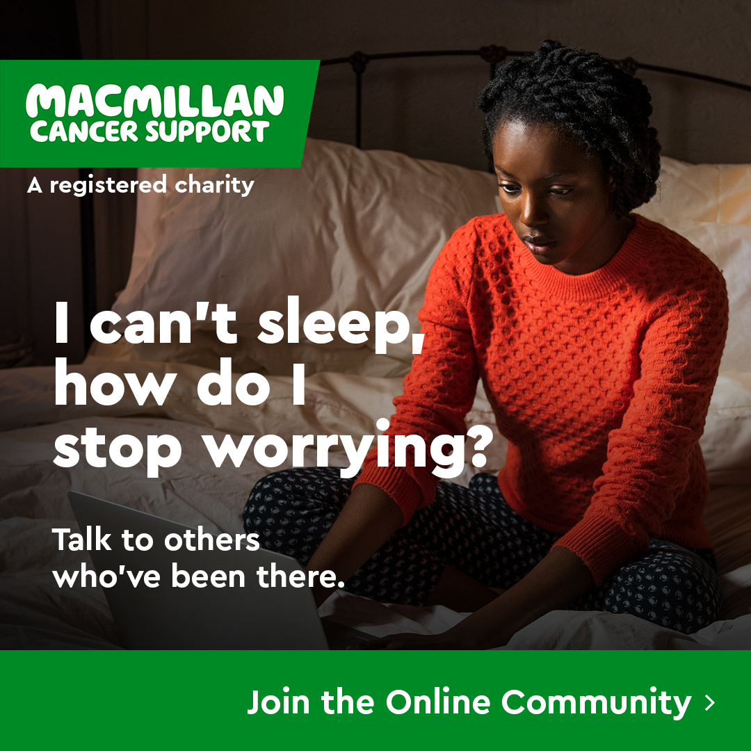 Macmillan Cancer Support Facebook ad