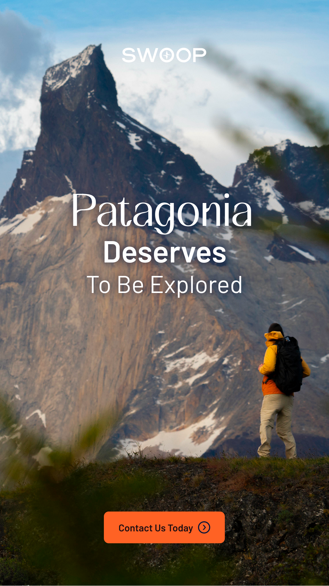 Swoop Patagonia Facebook ad