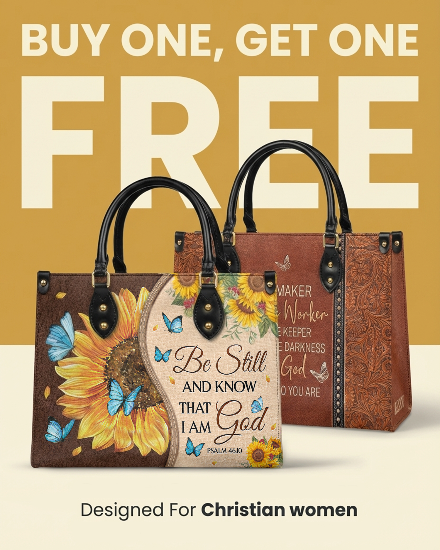 Blessac - Leather Handbags Inspired by Bible Verses Facebook ad