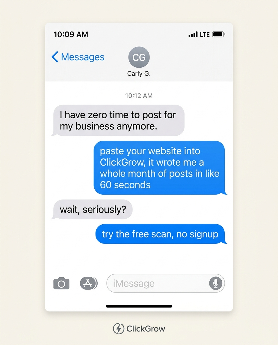 ClickGrow AI Facebook ad