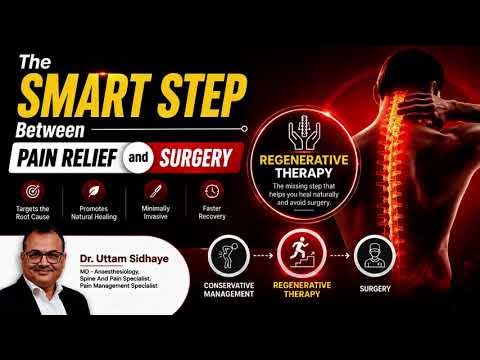Pain management clinic Facebook ad: Regenerative therapy is good option before surgery