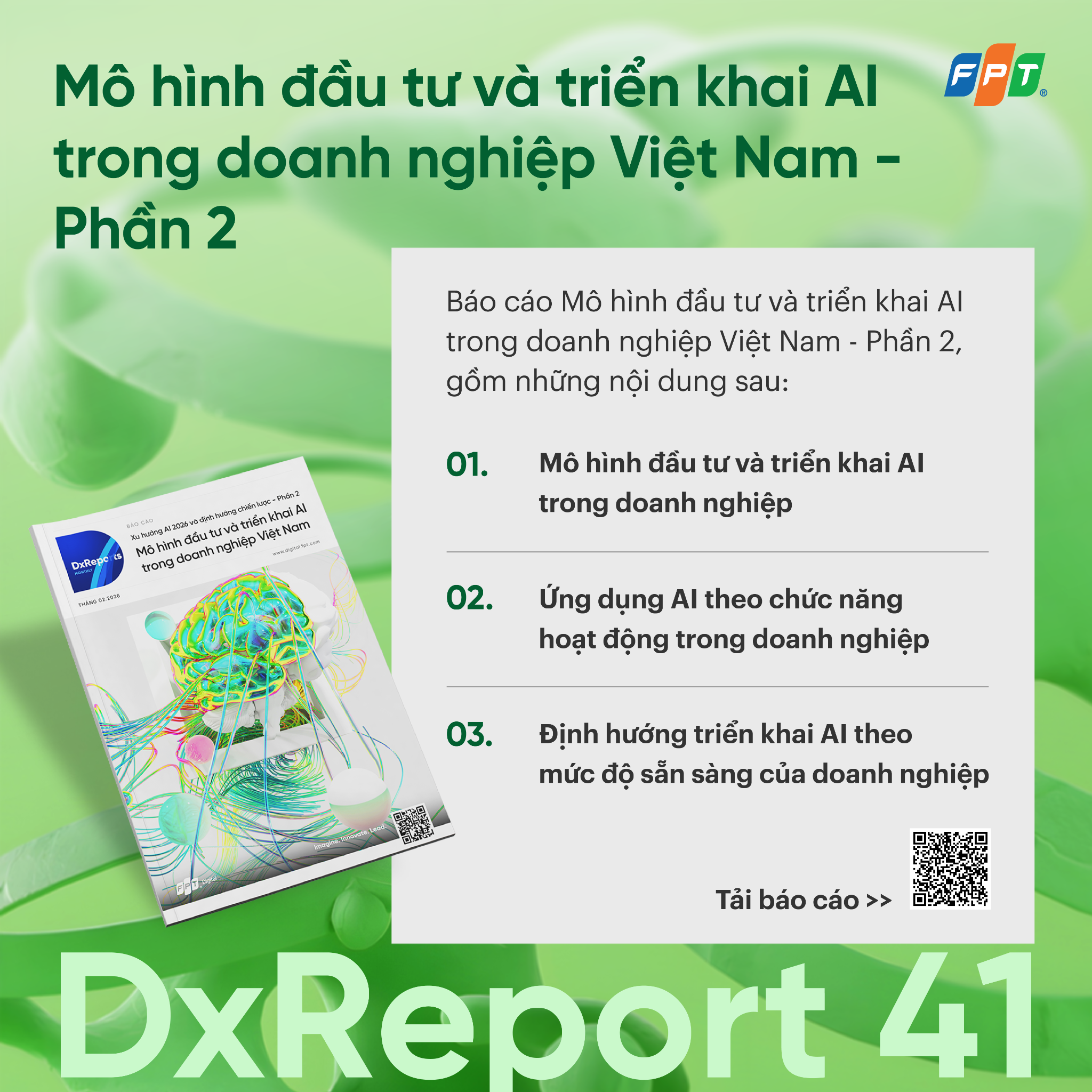 FPT Digital Facebook ad: DxReport: Xu hướng AI 2026