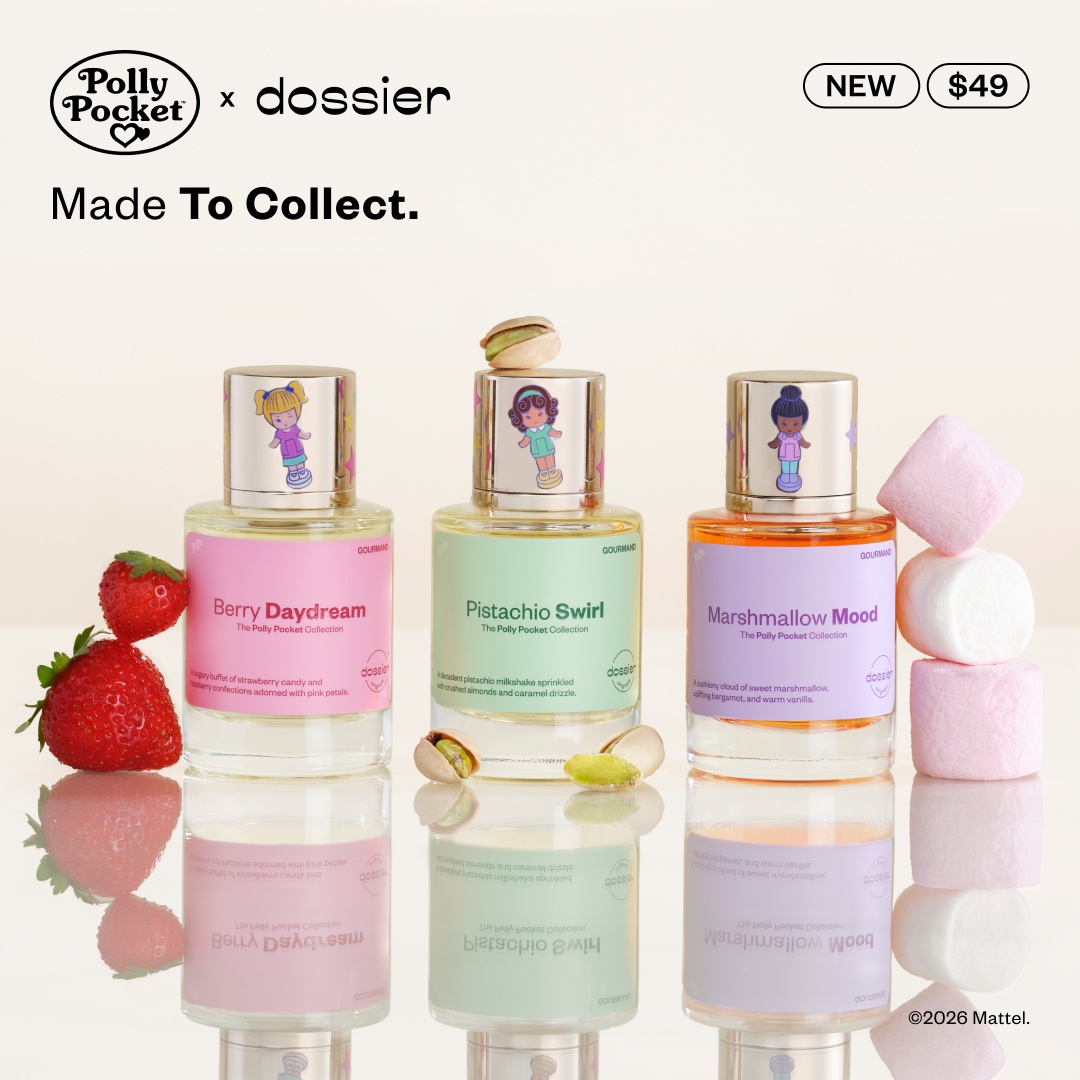 Dossier Facebook ad: Dossier x Polly Pocket Is Here