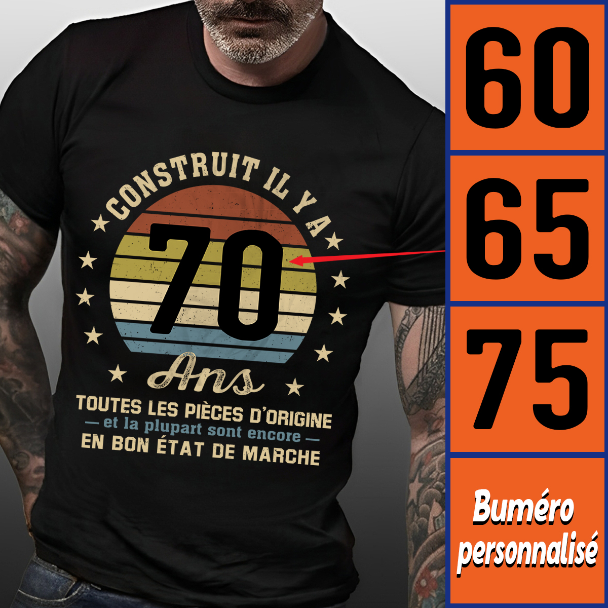 Eu Gift Store-fr Facebook ad: Ce t-shirt personnalisé est le cadeau parfait!