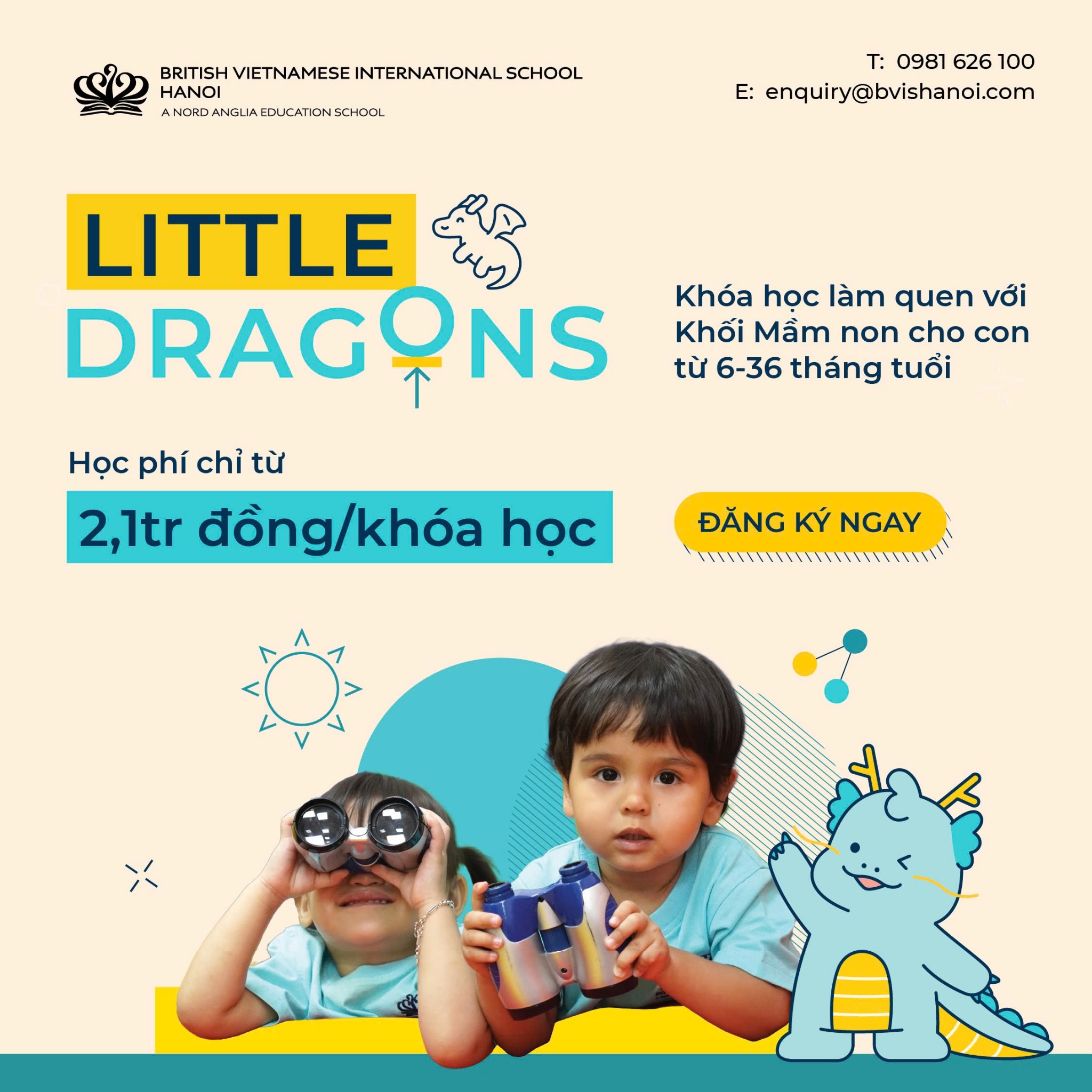 British Vietnamese International School Hanoi - BVIS Hanoi Facebook ad: Đăng ký nhận ưu đãi