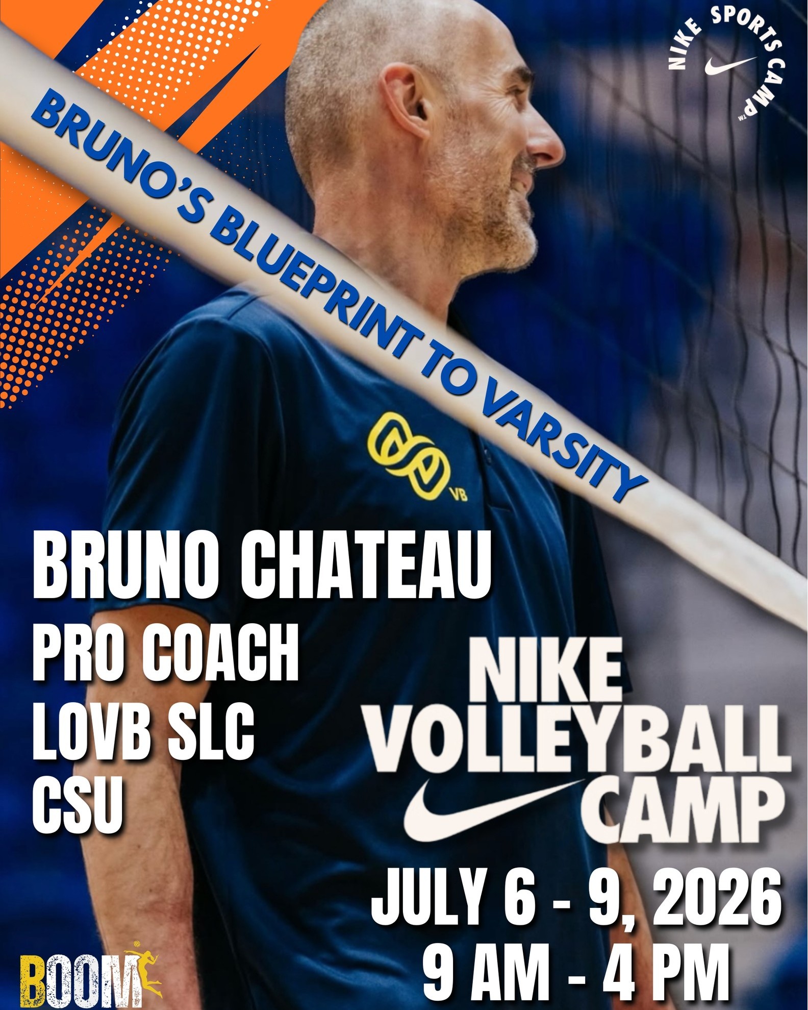 Boomtown Athletics Facebook ad: Nike Volleyball Camp, Aurora, CO
