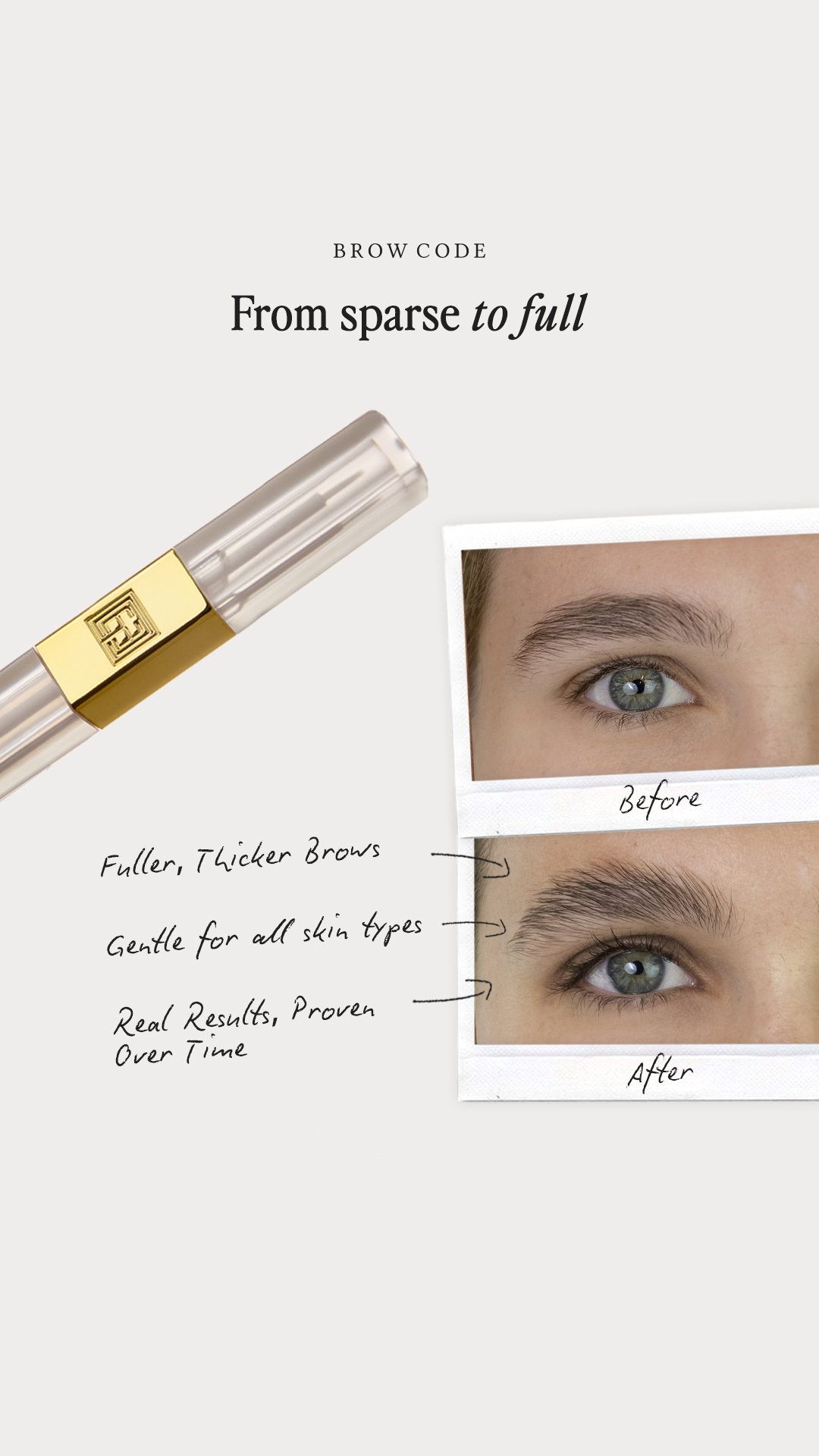 Brow Code Facebook ad