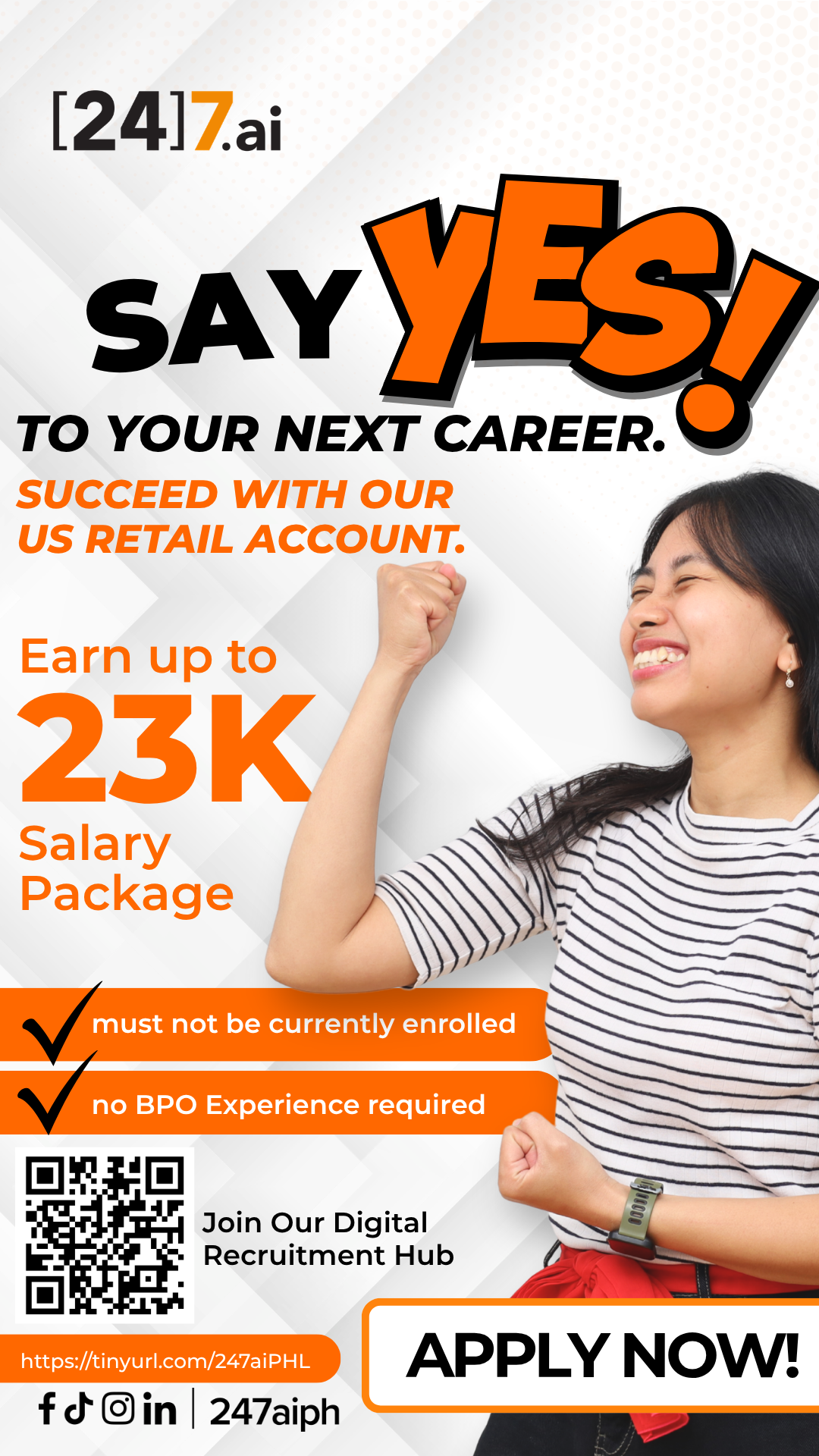 247.ai Philippines Facebook ad from Aug 10, 2026