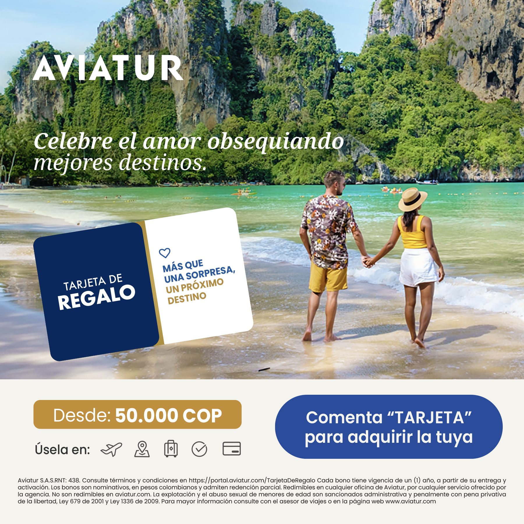 Aviatur Facebook ad