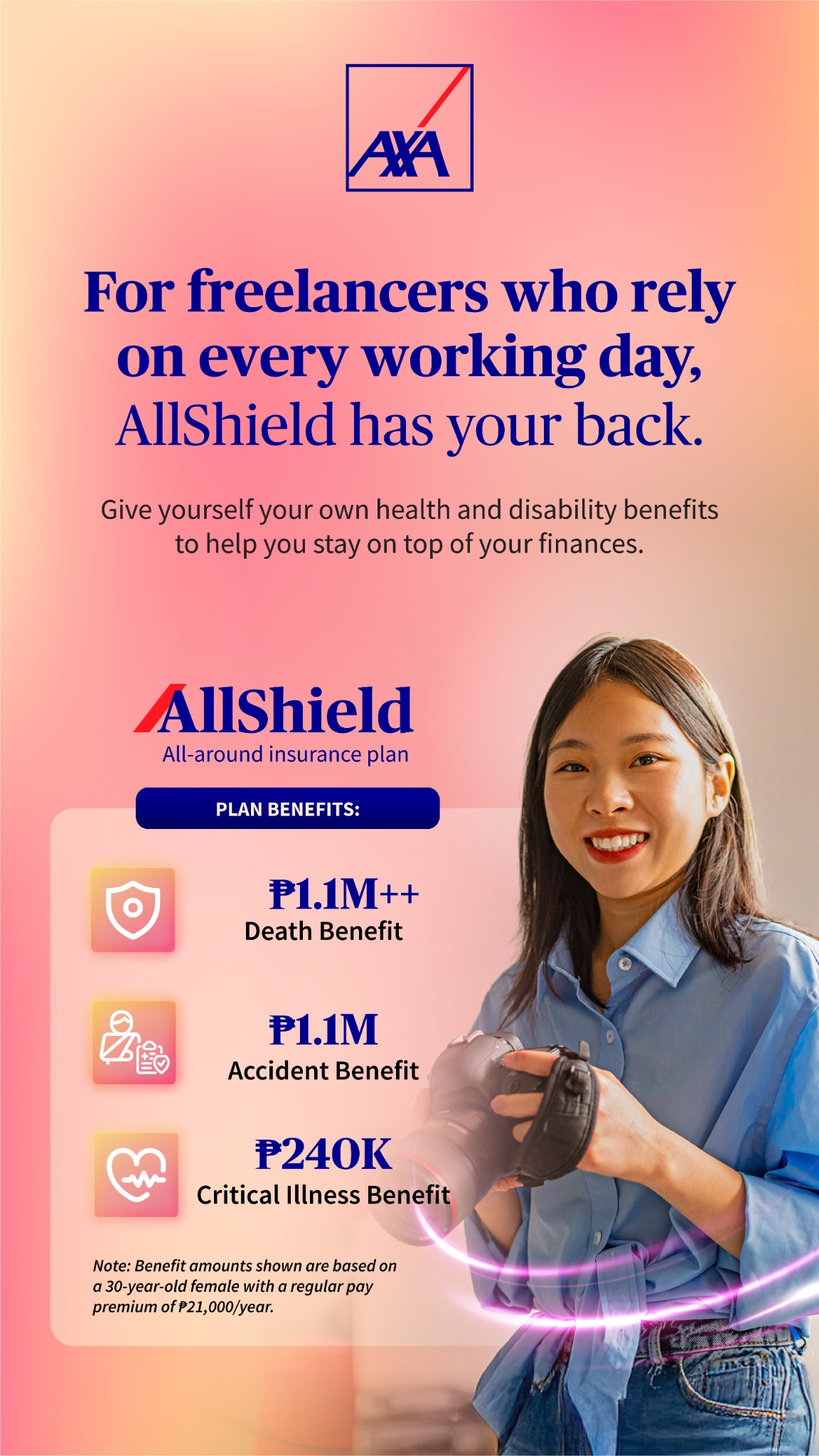 AXA Philippines Facebook ad