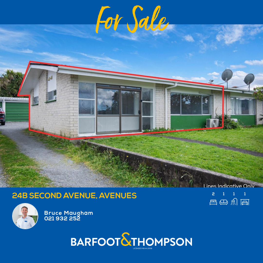 Barfoot & Thompson Whangarei Facebook ad: 24B Second Avenue, Avenues