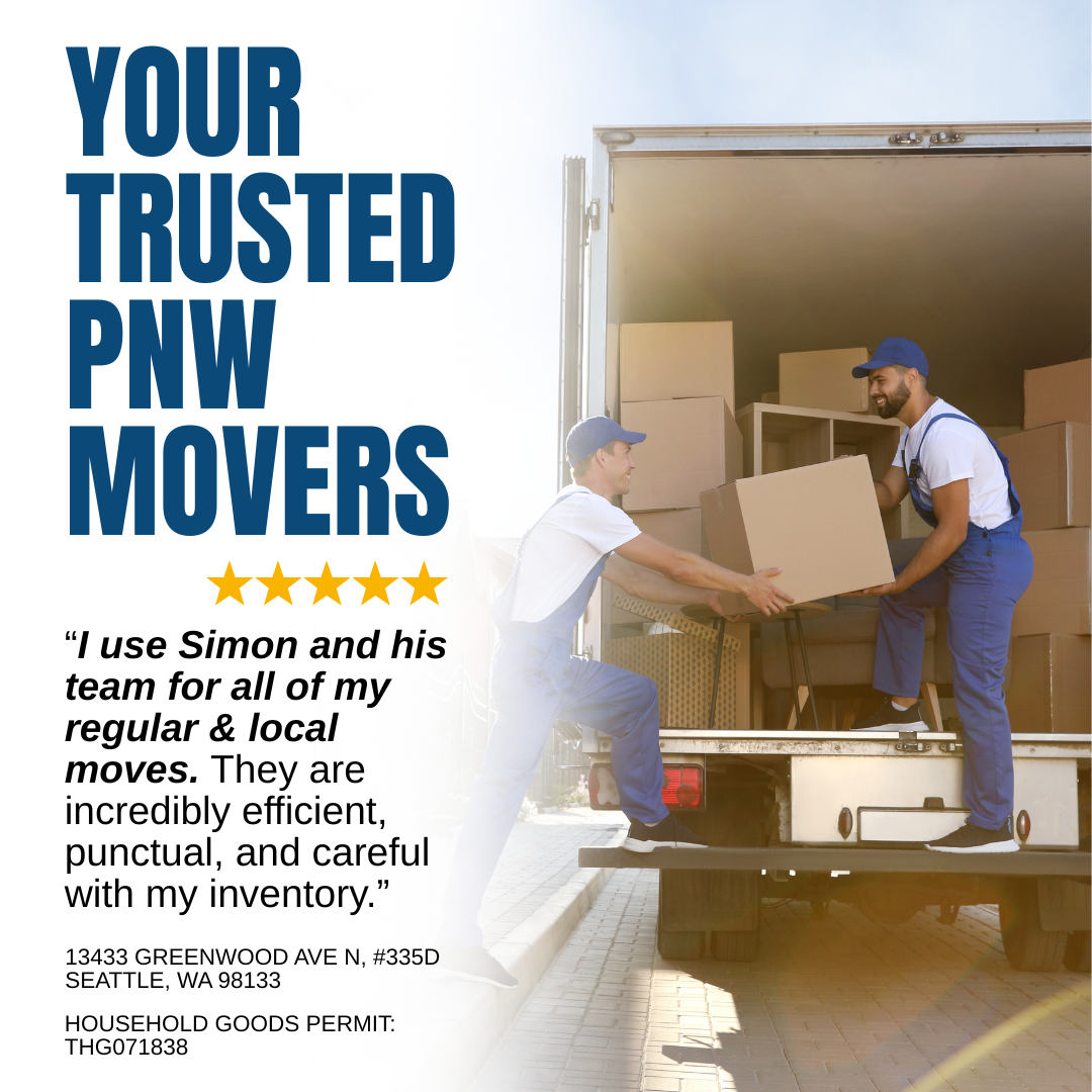 Northwest Small Moving Facebook ad: Fast, Efficient Local Moving