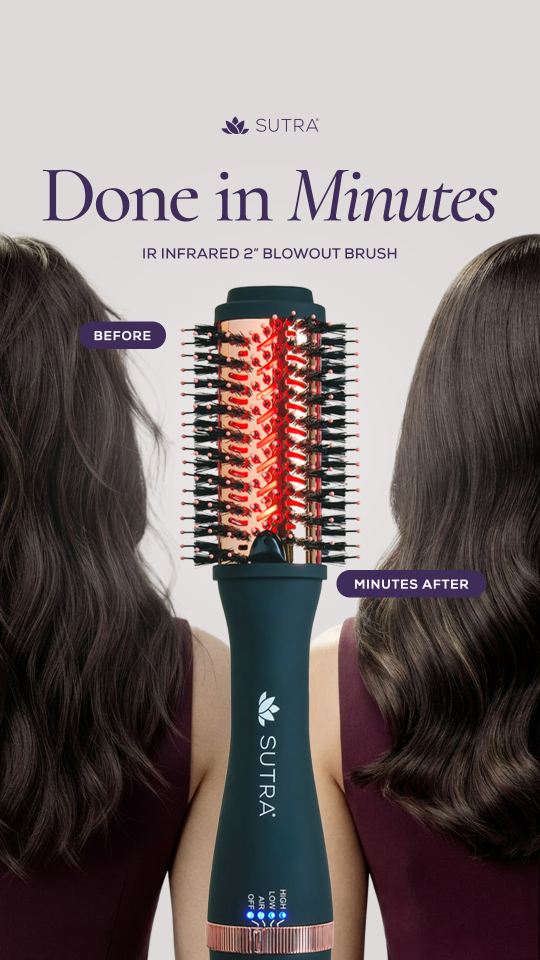 Sutra Beauty Facebook ad: IR Infrared Blowout Brush