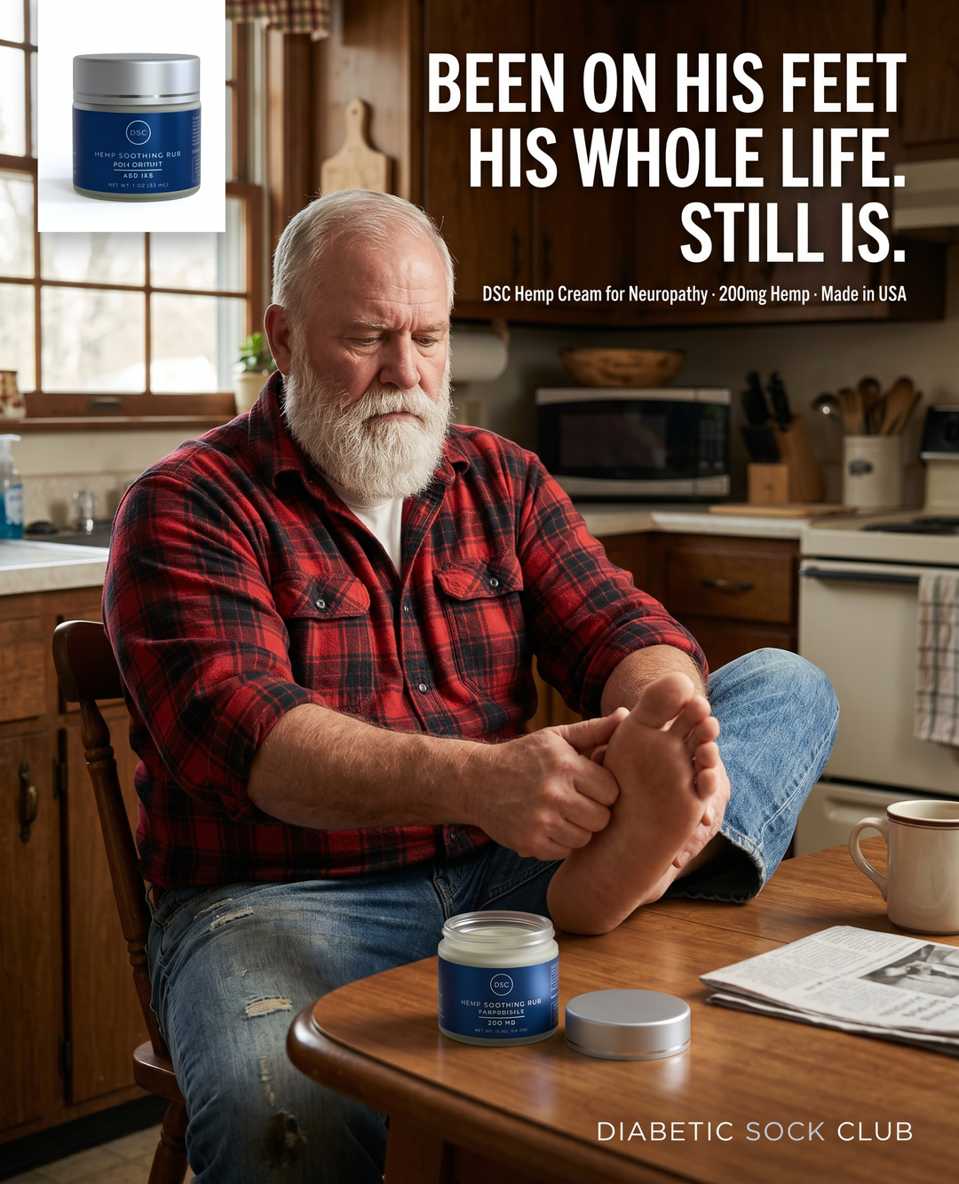 Diabetic Sock Club Facebook ad