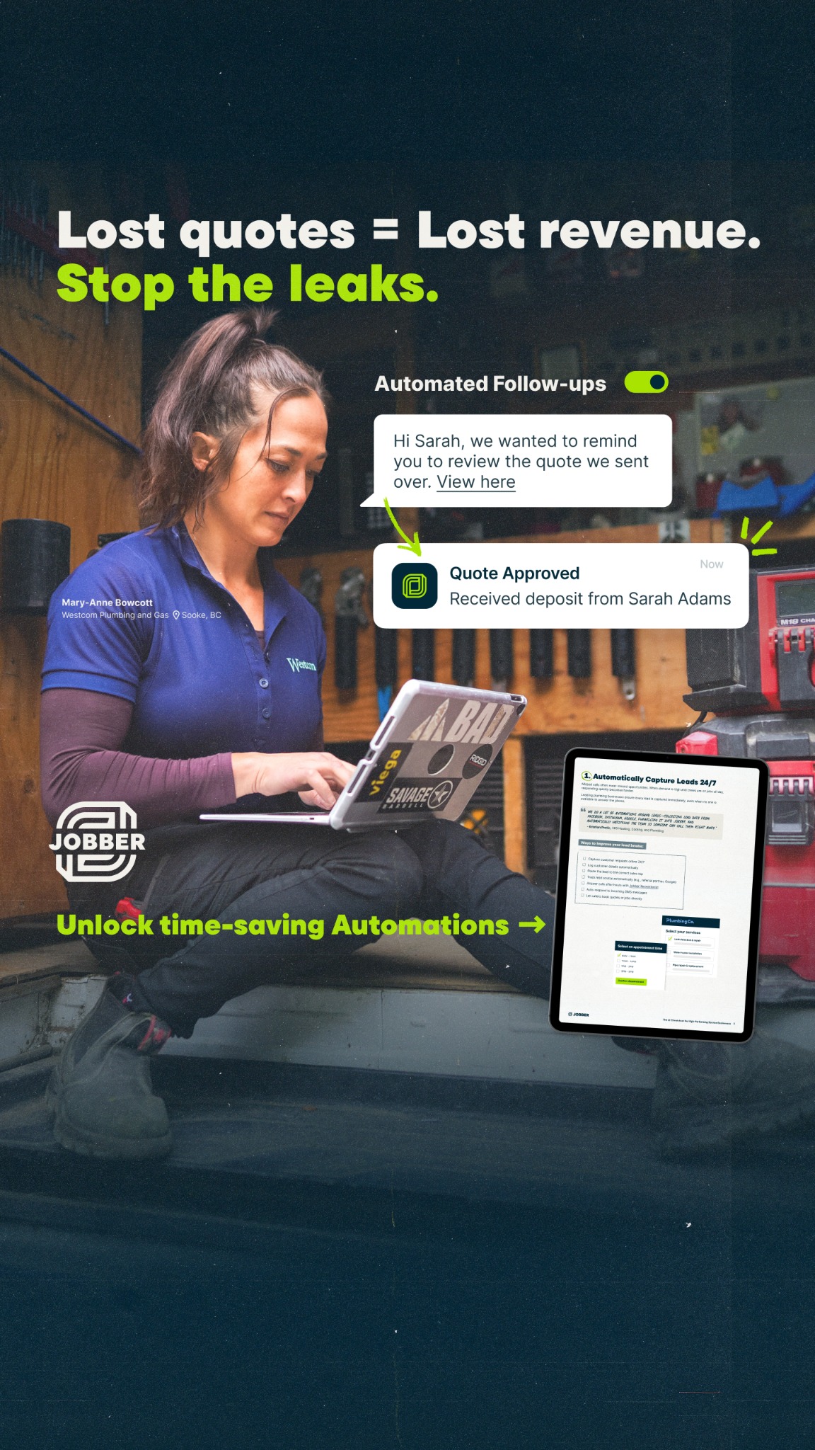 Jobber Facebook ad