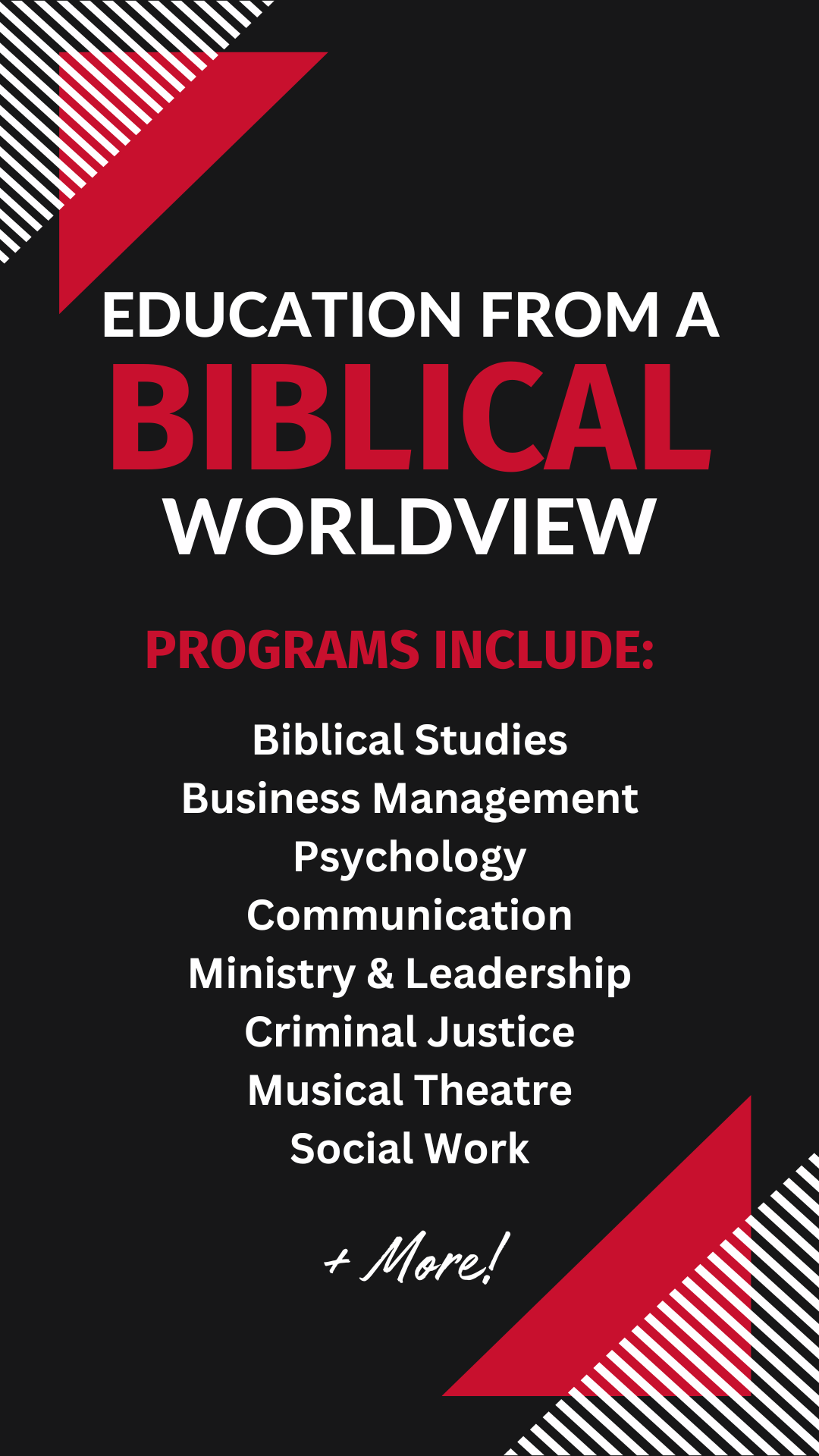 Lancaster Bible College Facebook ad
