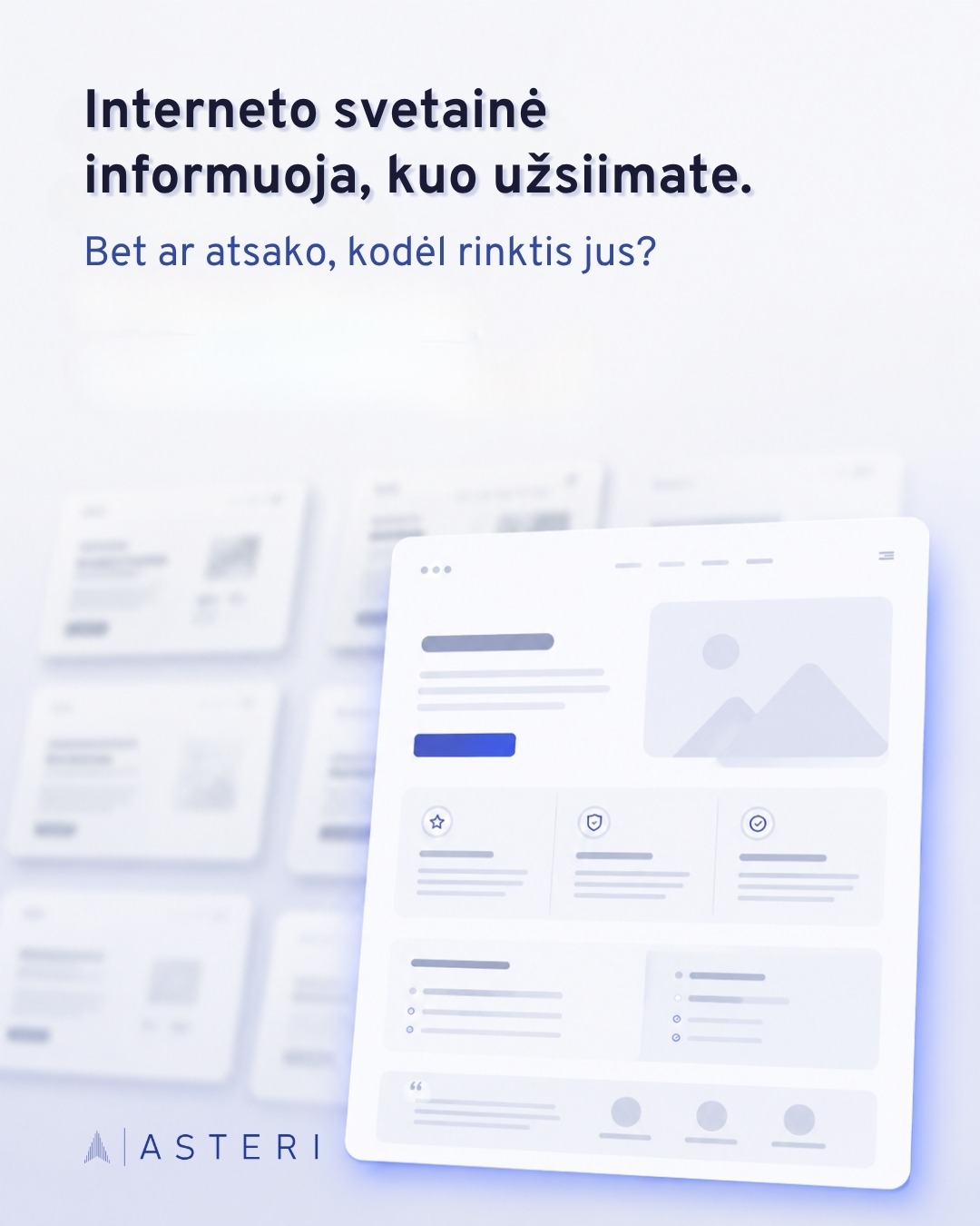 Digital authority agency Asteri Facebook ad