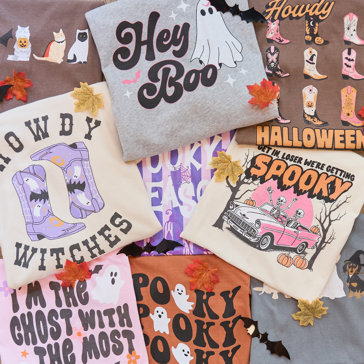 Pink Lily Facebook ad: Halloween Tees & Sweatshirts