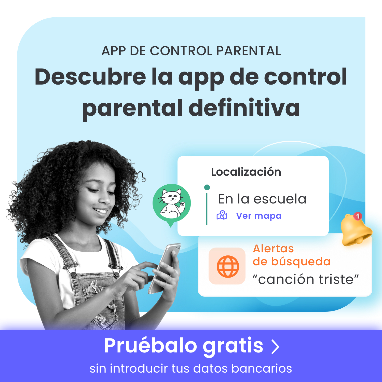 Qustodio Facebook ad