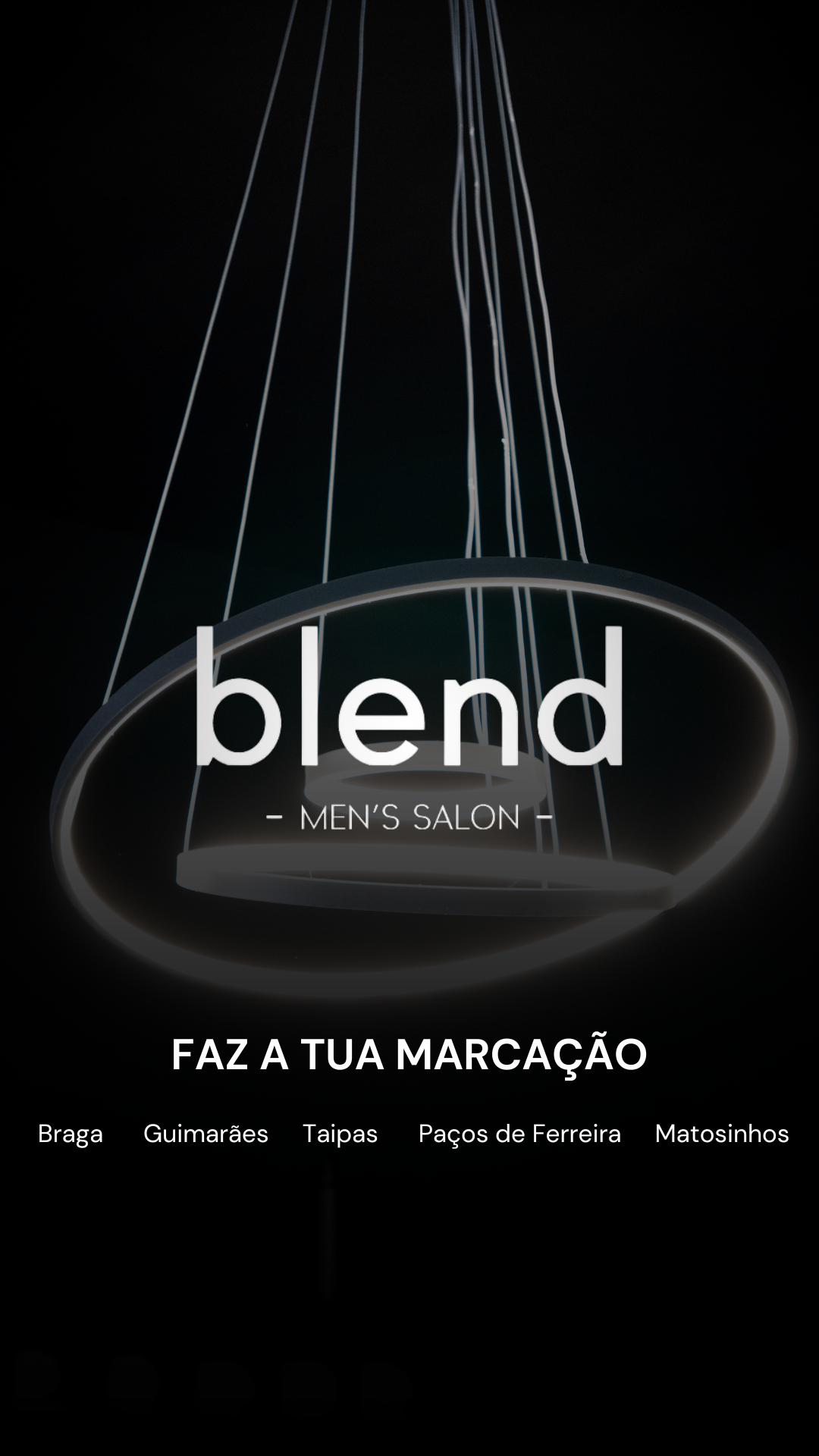 Blend Men's Salon Facebook ad