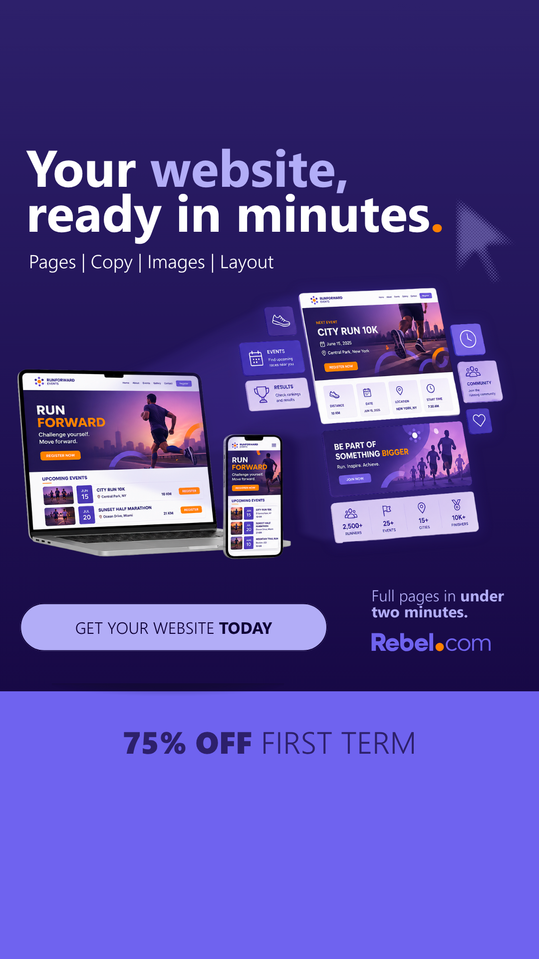 Rebel.com Facebook ad