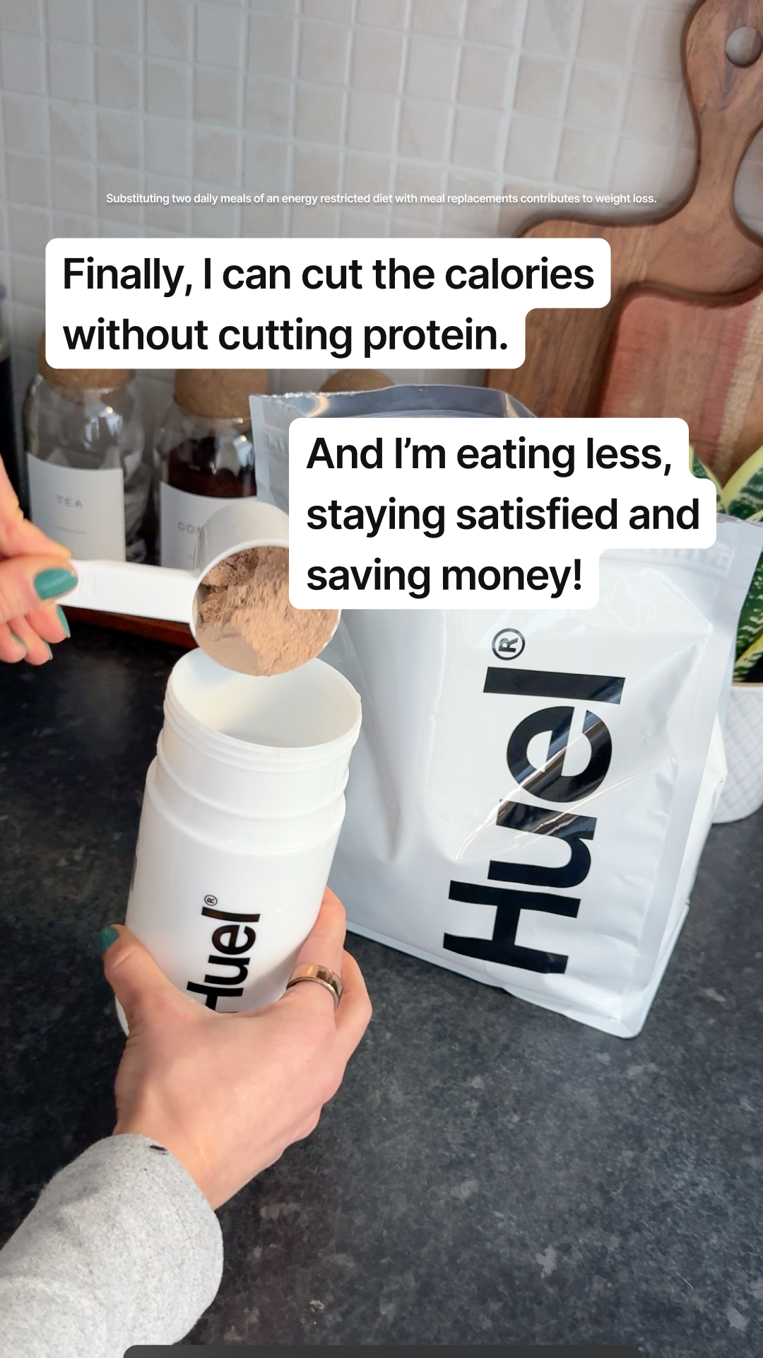 Huel Facebook ad