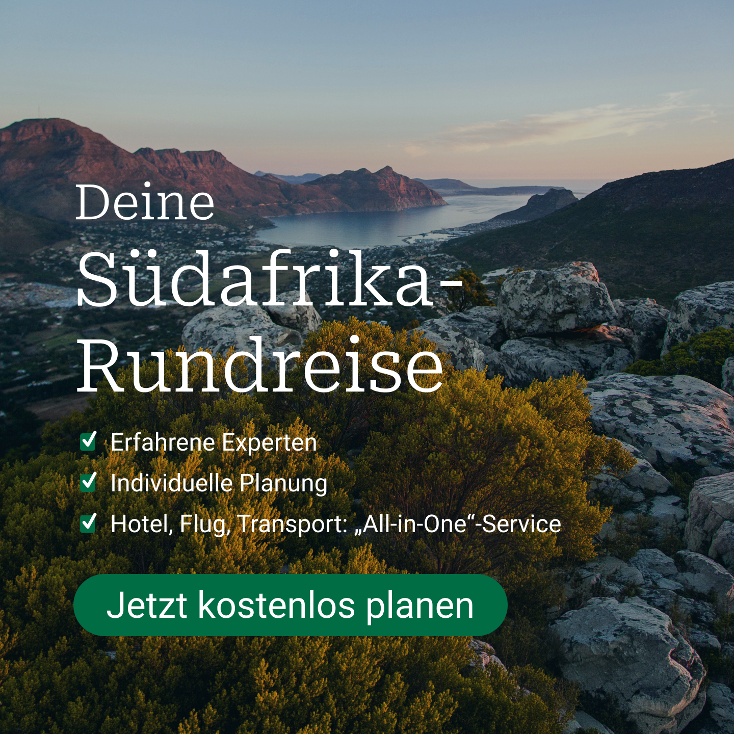 Tourlane Facebook ad