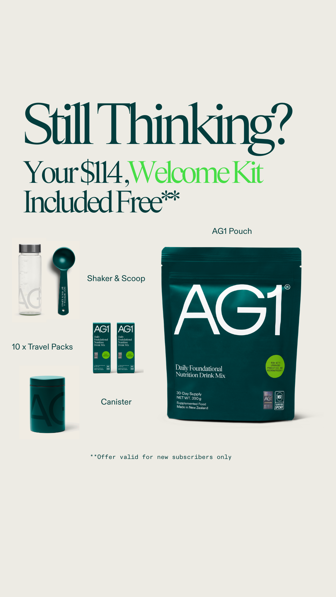 AG1 by Athletic Greens Facebook ad