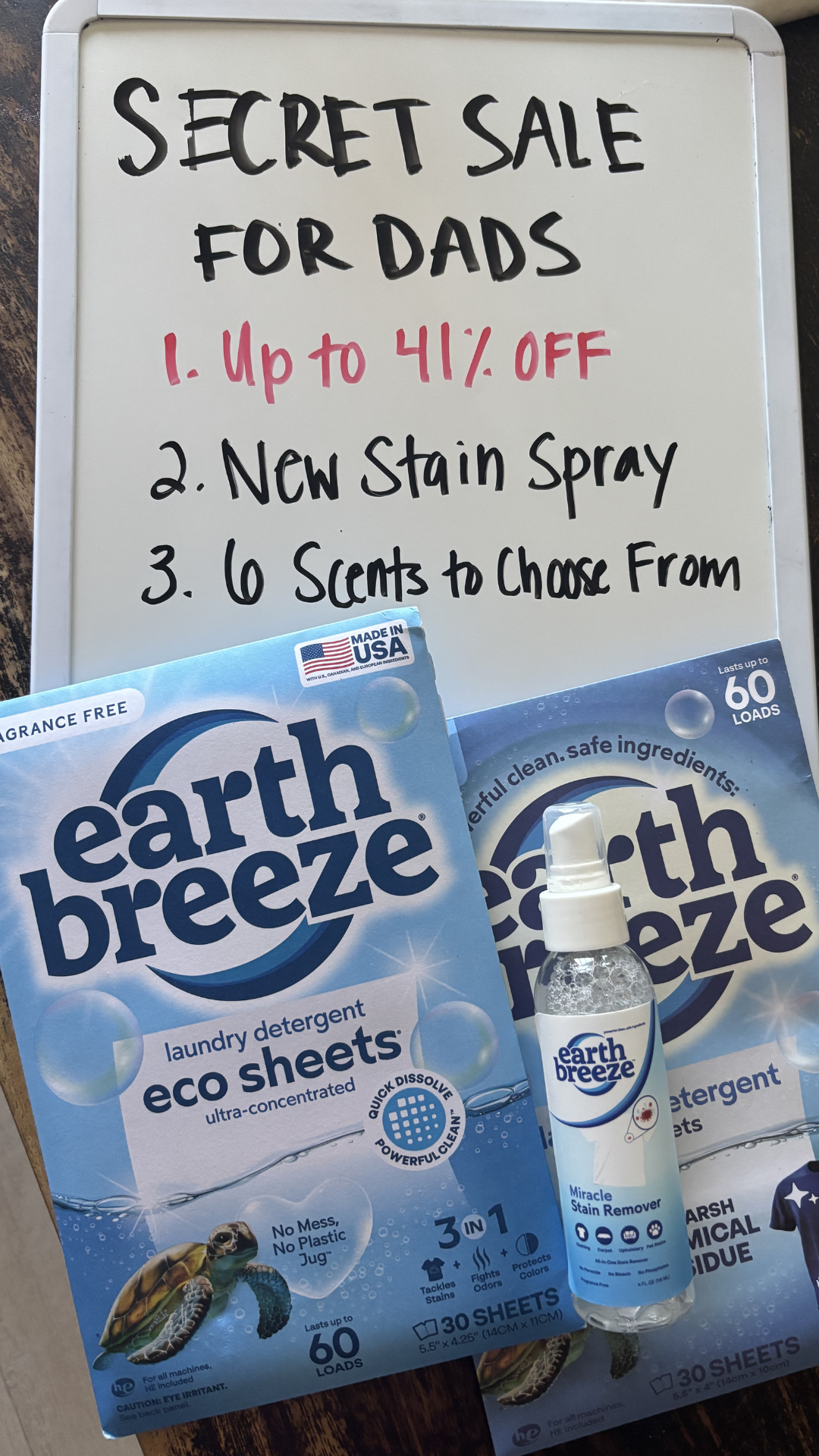Earth Breeze Facebook ad