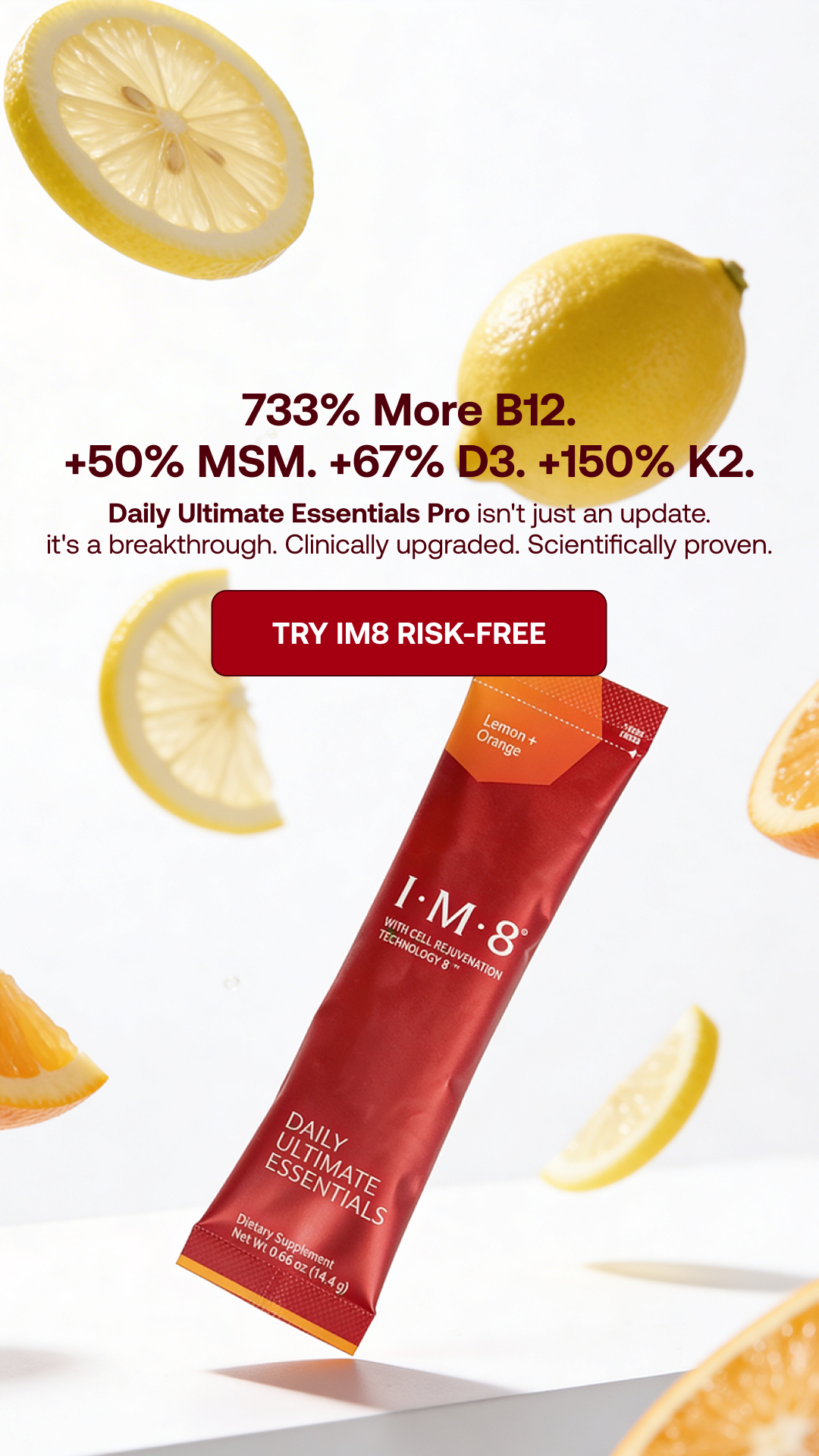 IM8 Health Facebook ad