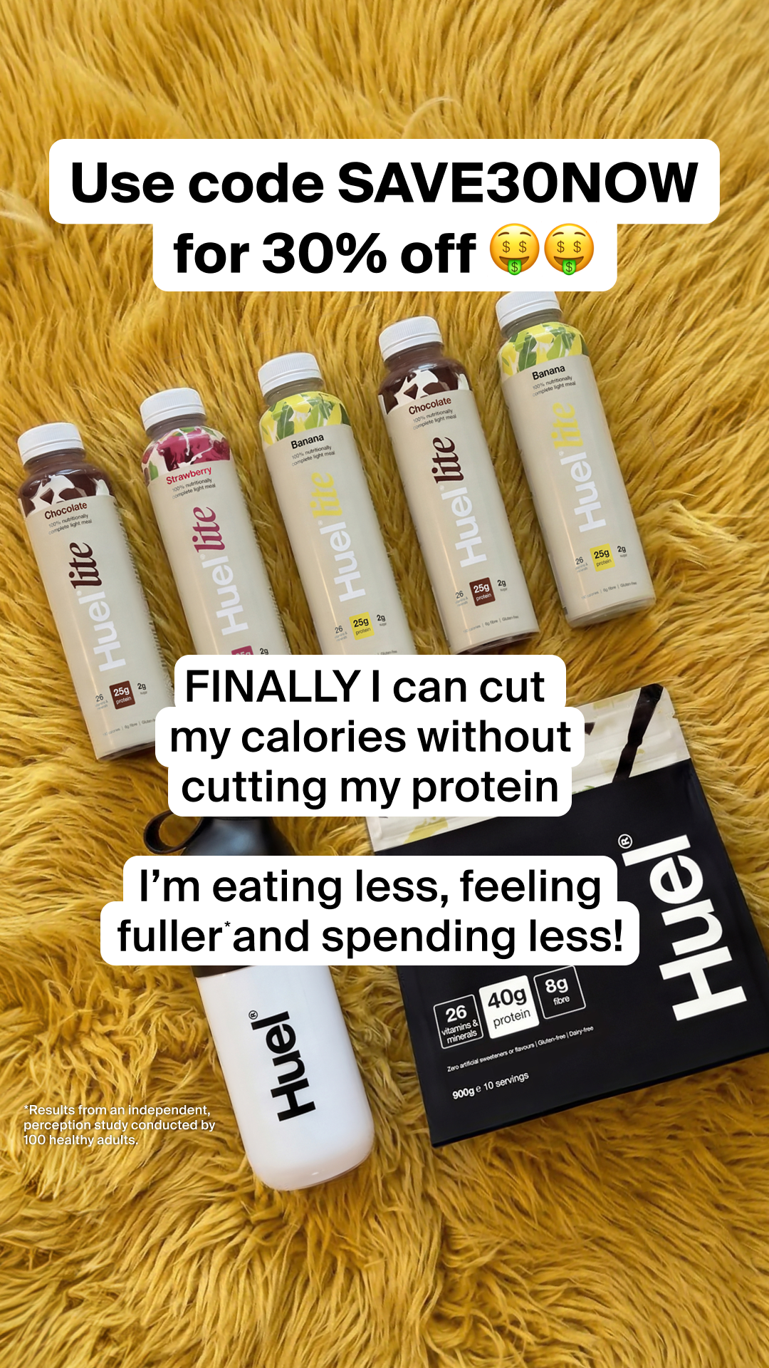 Huel Facebook ad