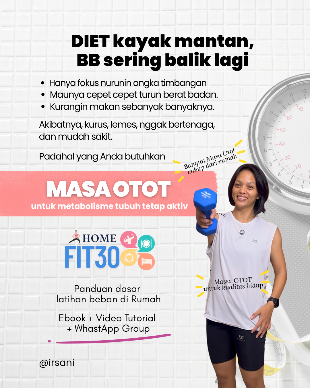 Irsanni Kurniati Facebook ad