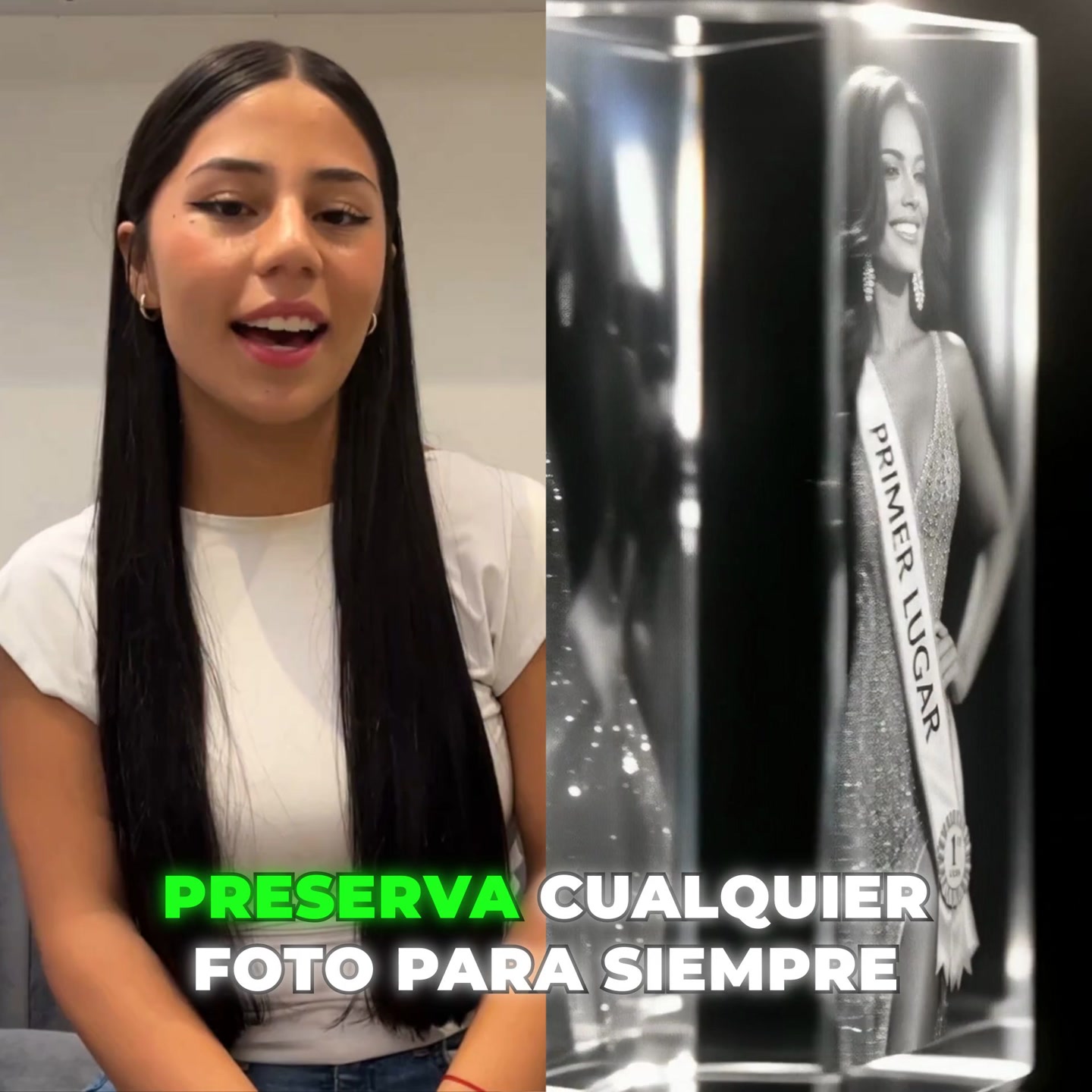 Costa Rica Laser Facebook ad: Cristales Grabados en 3D: El Regalo Perfecto