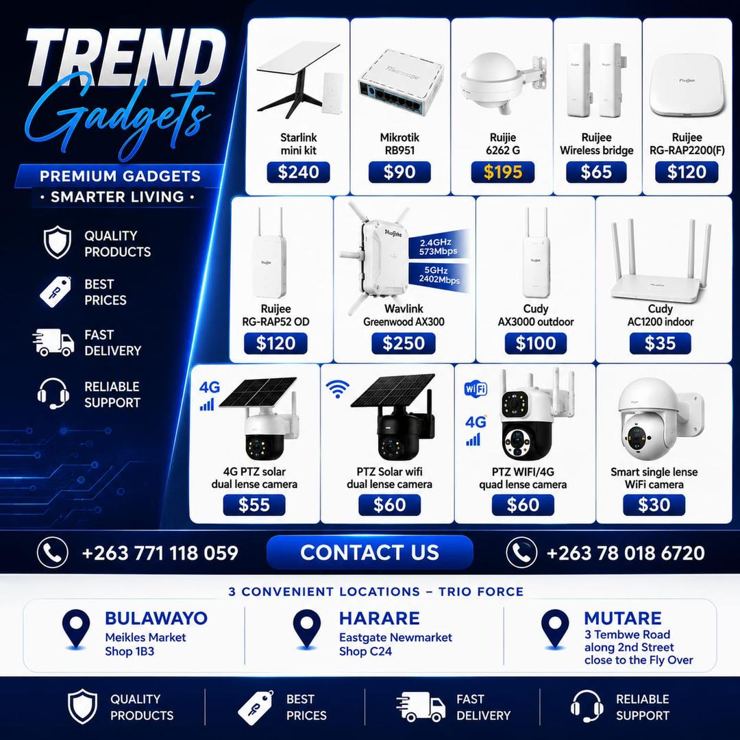 Trend Gadgets Hre Facebook ad: Your one stop shop for all tech Gadgets