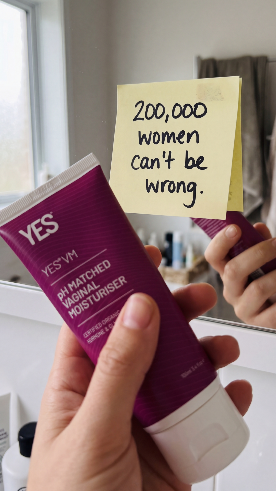 YES - The Organic Intimacy Company Facebook ad