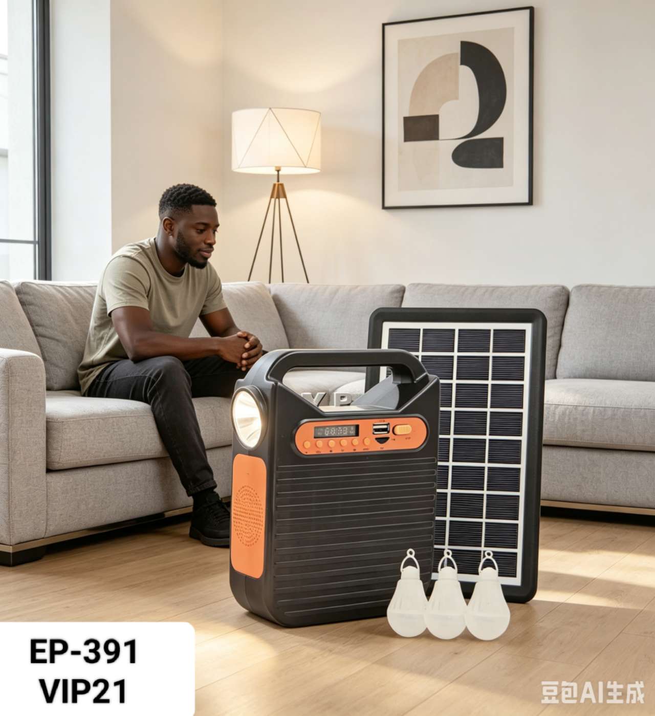 26 Shaki congo Facebook ad: Lampes LED rechargeables à partir de seulement 1,5…
