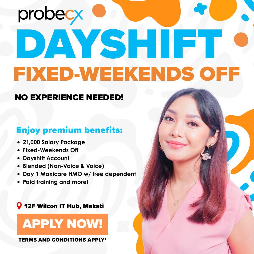 Probe CX Philippines Facebook ad