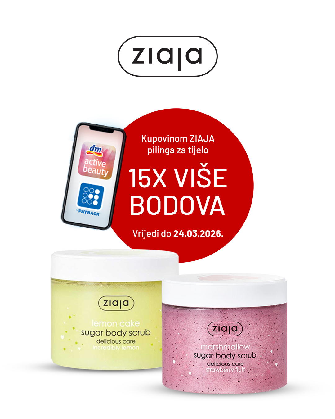 Ziaja Bosna i Hercegovina Facebook ad from Mar 16, 2026