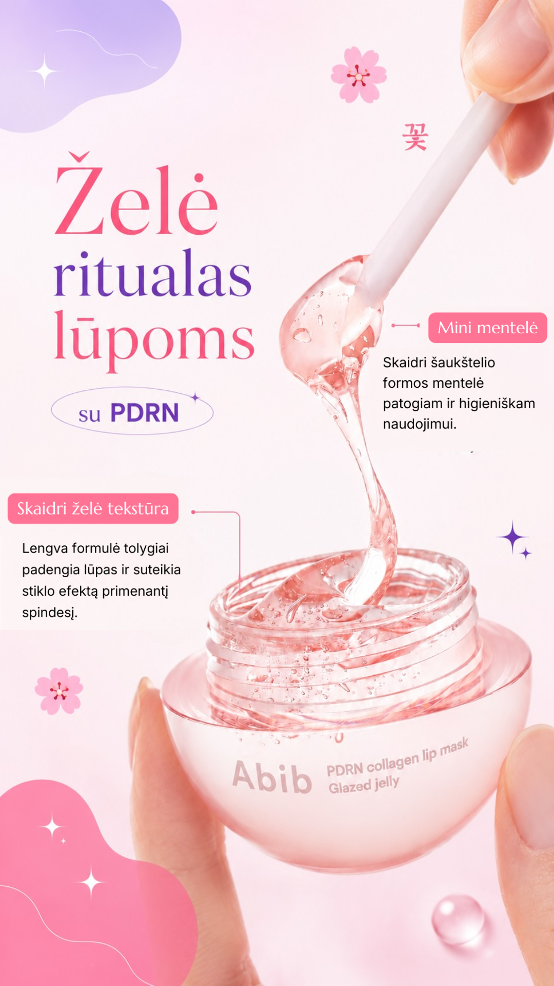 Asian Blossom korėjietiška kosmetika Facebook ad
