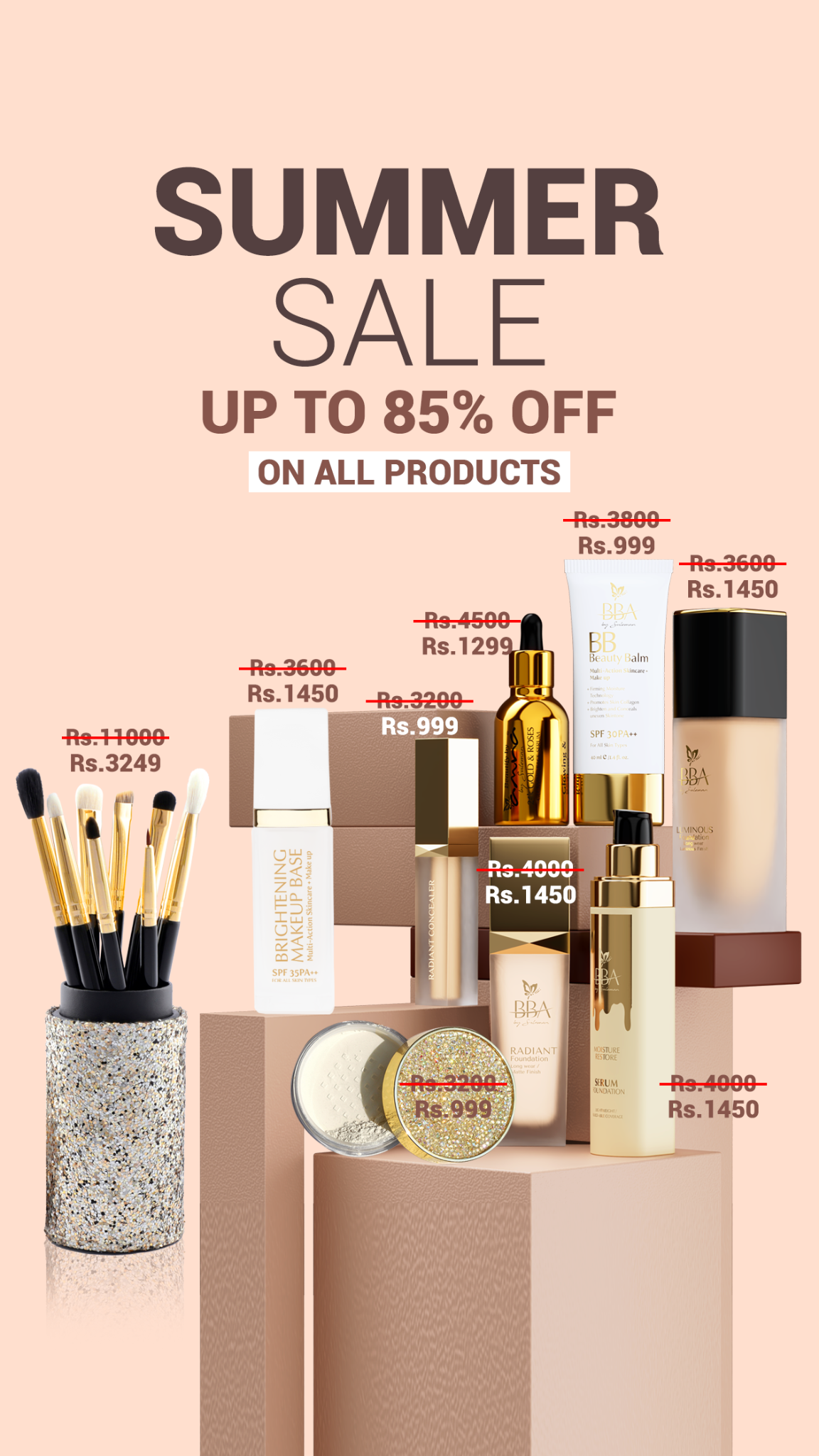 Beautify By Amna Facebook ad